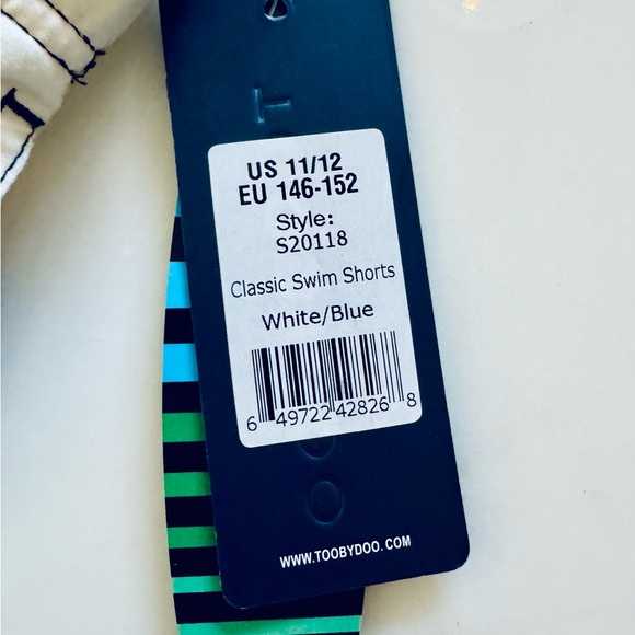 Toobydoo boys classic swim shorts US size 11/12 NWT - Picture 3 of 4